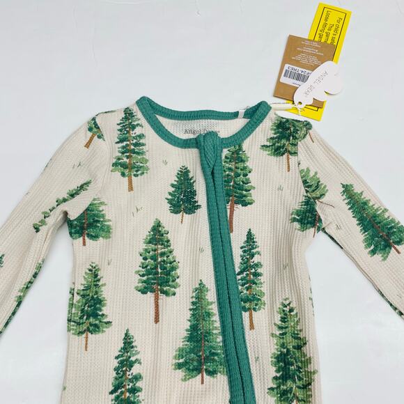 NWT Angel Dear 6-12M Forest Trees PJs - Picture 2 of 4